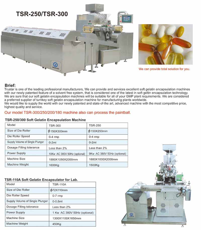 tsr series softgel encapsulation machine 4