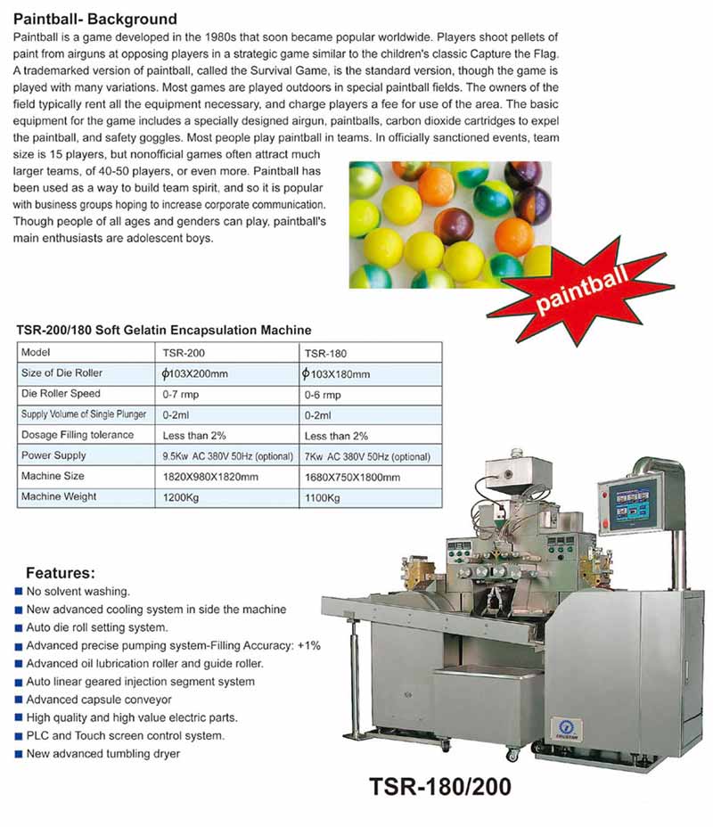tsr series softgel encapsulation machine 5